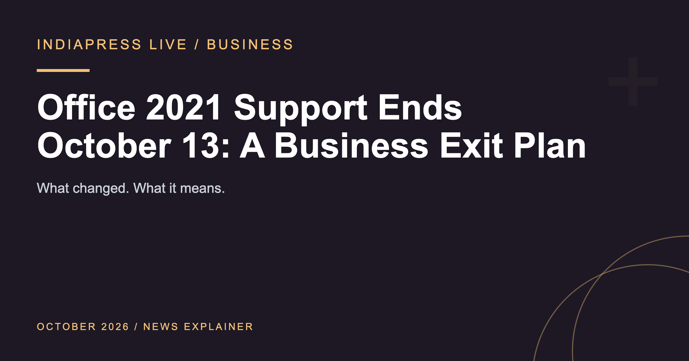 Office 2021 Support Ends October 13: A Business Exit Plan